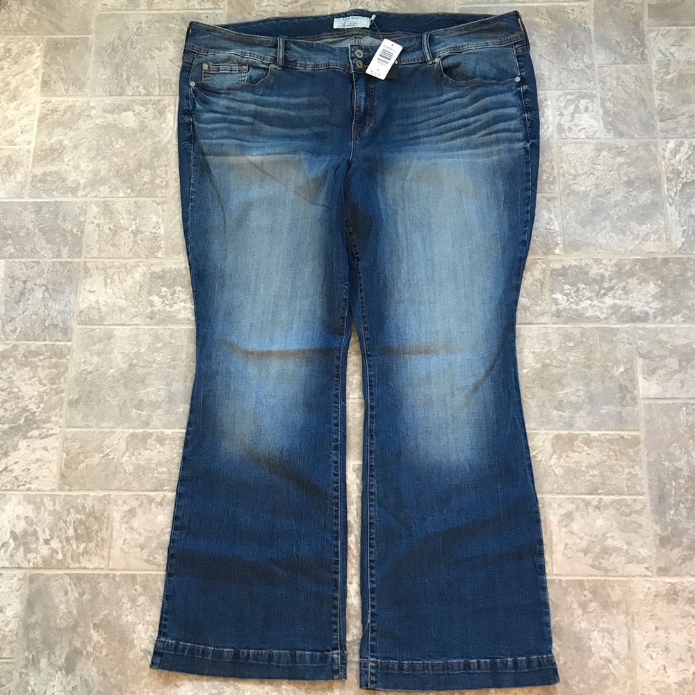 Size 28 Tall Plus Torrid Blue Jeans